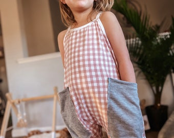 SMD Youth Terran Jumpsuit PDF Sewing Pattern, romper sewing pattern, trendy sewing pattern, summer sewing pattern, projector sewing pattern