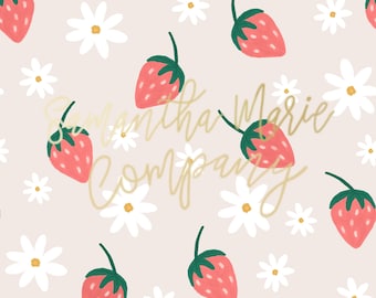 Seamless Pattern -  Strawberry Fields  file