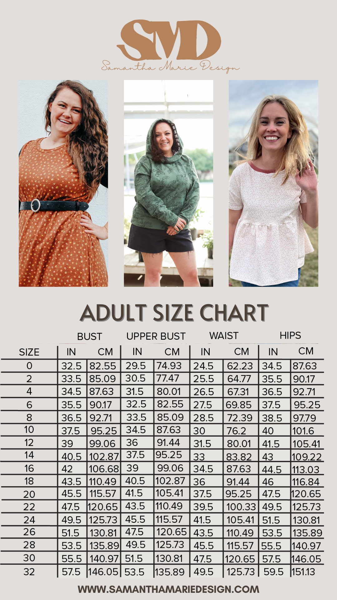 SMD Adult Retro Raglan Top PDF Sewing Pattern, Adult Sewing Pattern ...