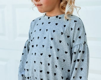 SMD Youth Elowen Dolman Dress and Top PDF Sewing Pattern, children's sewing pattern, projector sewing pattern, print sewing pattern, girls