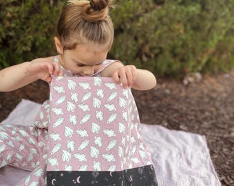 Halloween Trick or Treat Bag Sewing Pattern, Beginner Bucket Tote (PDF Pattern)