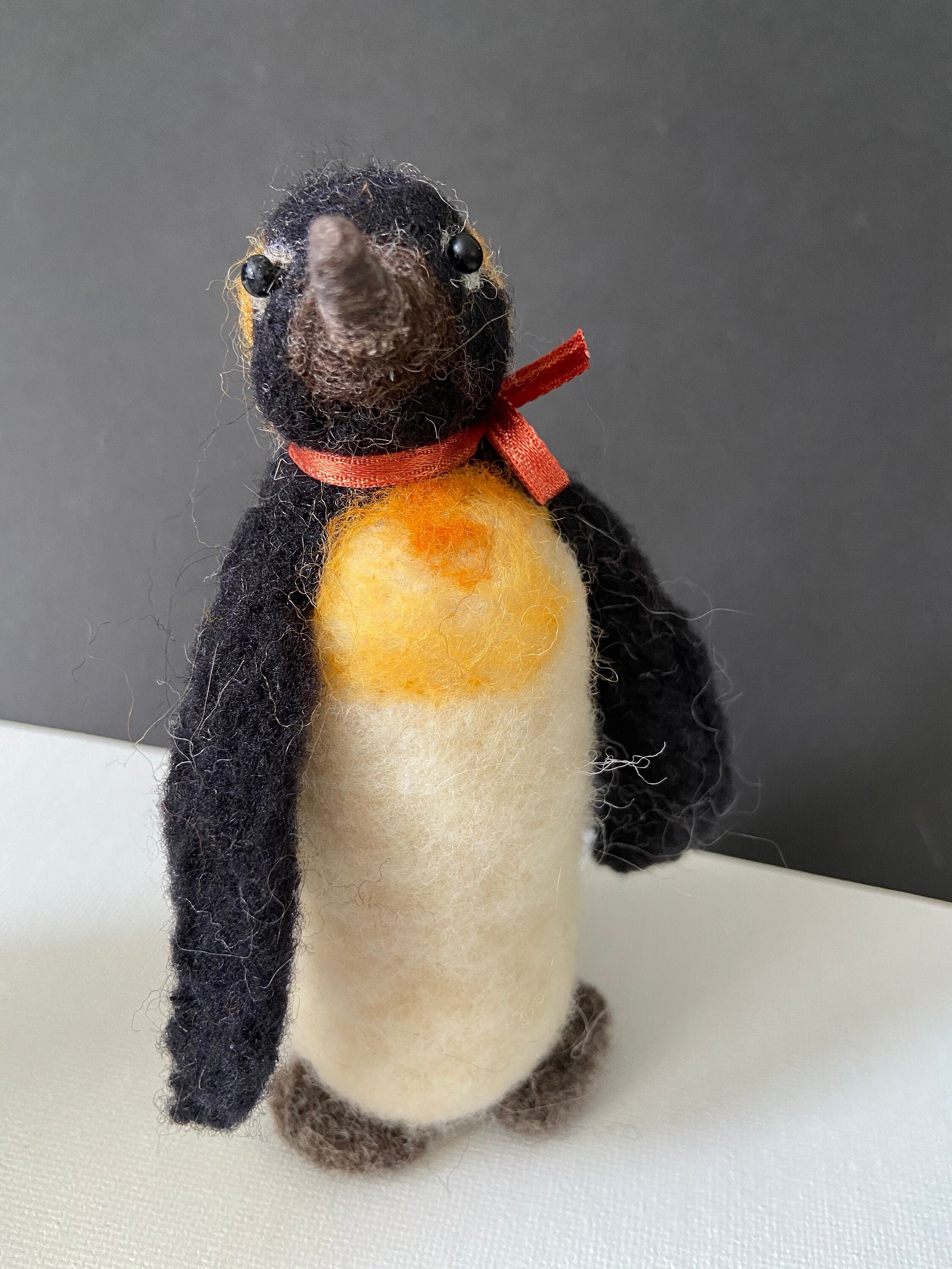 Needle Felted Wool Handmade Penguin Will Melt Your Heart With Etsy