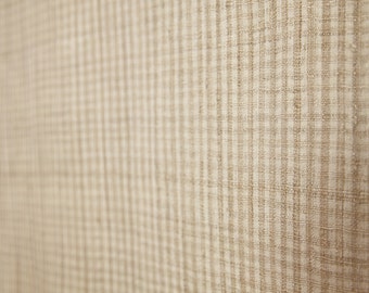 Eri-Silk Fabric: No. 208 Windowpane Extra Small