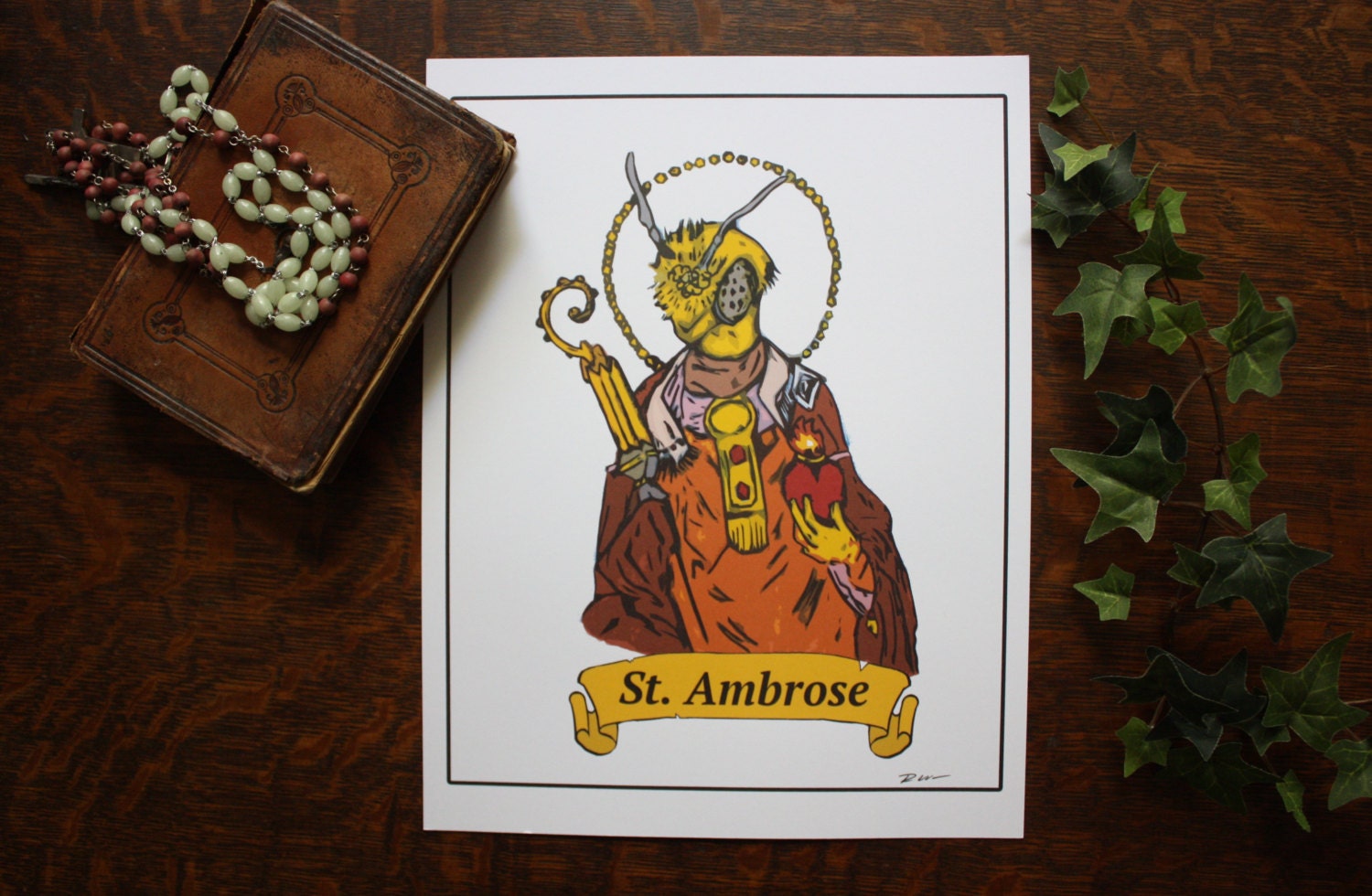 St. Ambrose Honey Bee Etsy