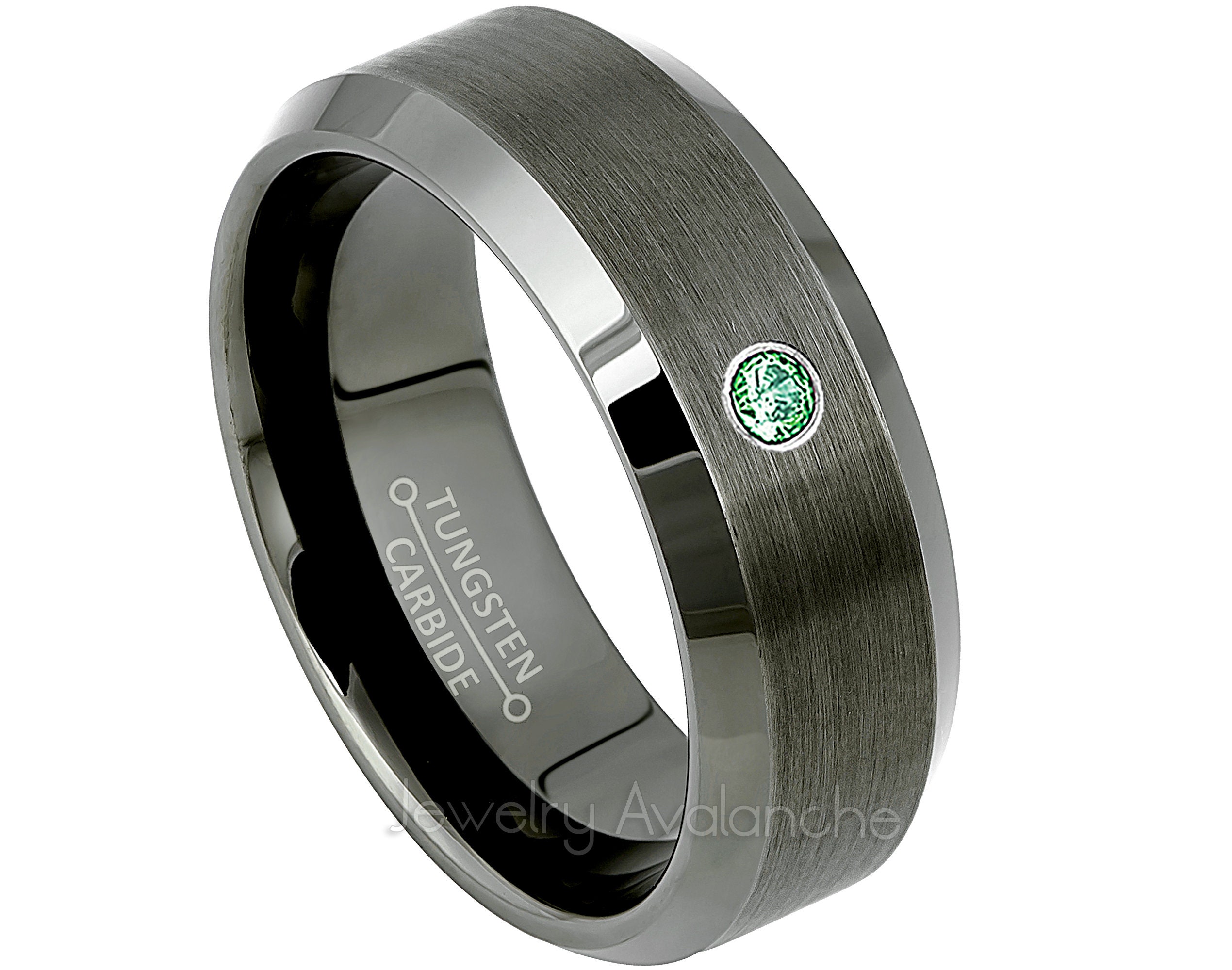 8mm Brushed Comfort Fit Dome Tungsten Carbide Ring Tungsten Wedding Ring 0.21ctw Aquamarine & Diamond 3-Stone WeddingBand March Birthstone Ring 8mm Brushed Comfort Fit Dome Tungsten Carbide Ring Tungsten Wedding Ring 0.21ctw Aquamarine & Diamond 3-Stone WeddingBand March Birthstone Ring