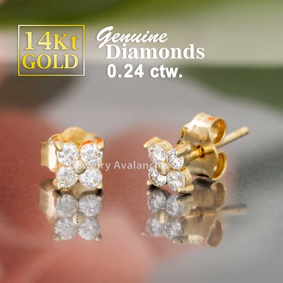コレクション GOLD 24K Pure Gold Stud Earrings:Golden Swirl Collection – Prima