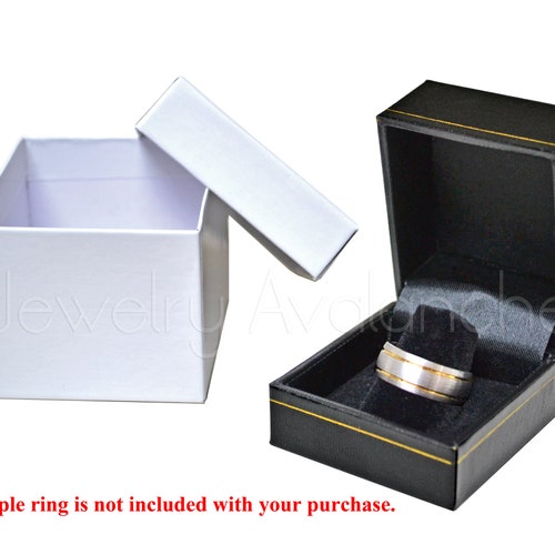 Custom-made 0.05ct shops Princess Cut Emerald Tungsten Ring, 2-Tone Black & Rose Gold Tungsten Carbide Wedding Band, 6mm Anniversary Band TN782PS