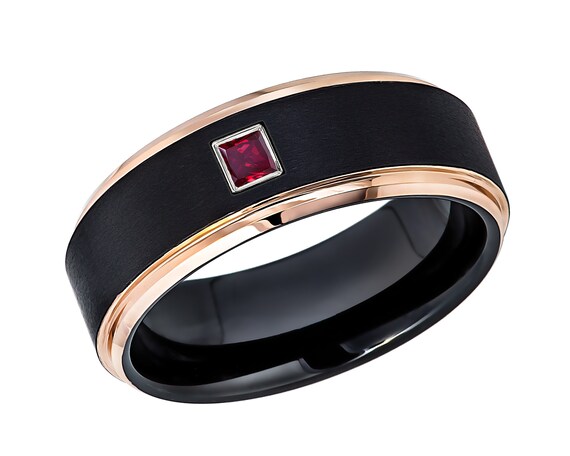 Men's july birthstone best sale rings