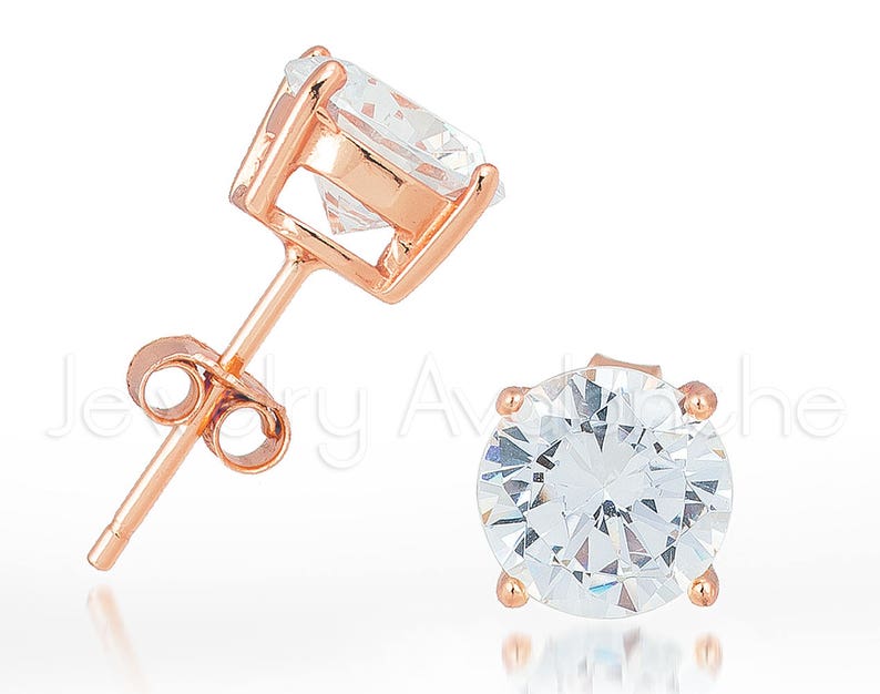 Hermitage Sterling Silver Earrings plated in Rhodium main image 1