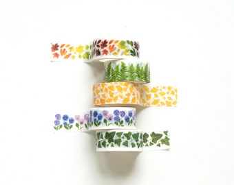 Japan Washi Tape Butterfly and Green Leaf 15mm x 7m MT4283 Japan Washi Tape Butterfly and Green Leaf 15mm x 7m MT4283