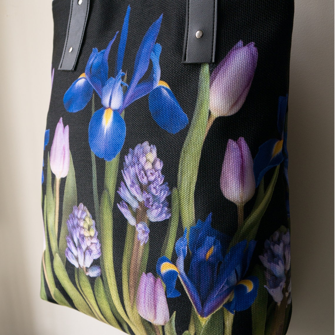Floral Tote Bag Carry-all Bag Purse Shopper Pink and | Etsy
