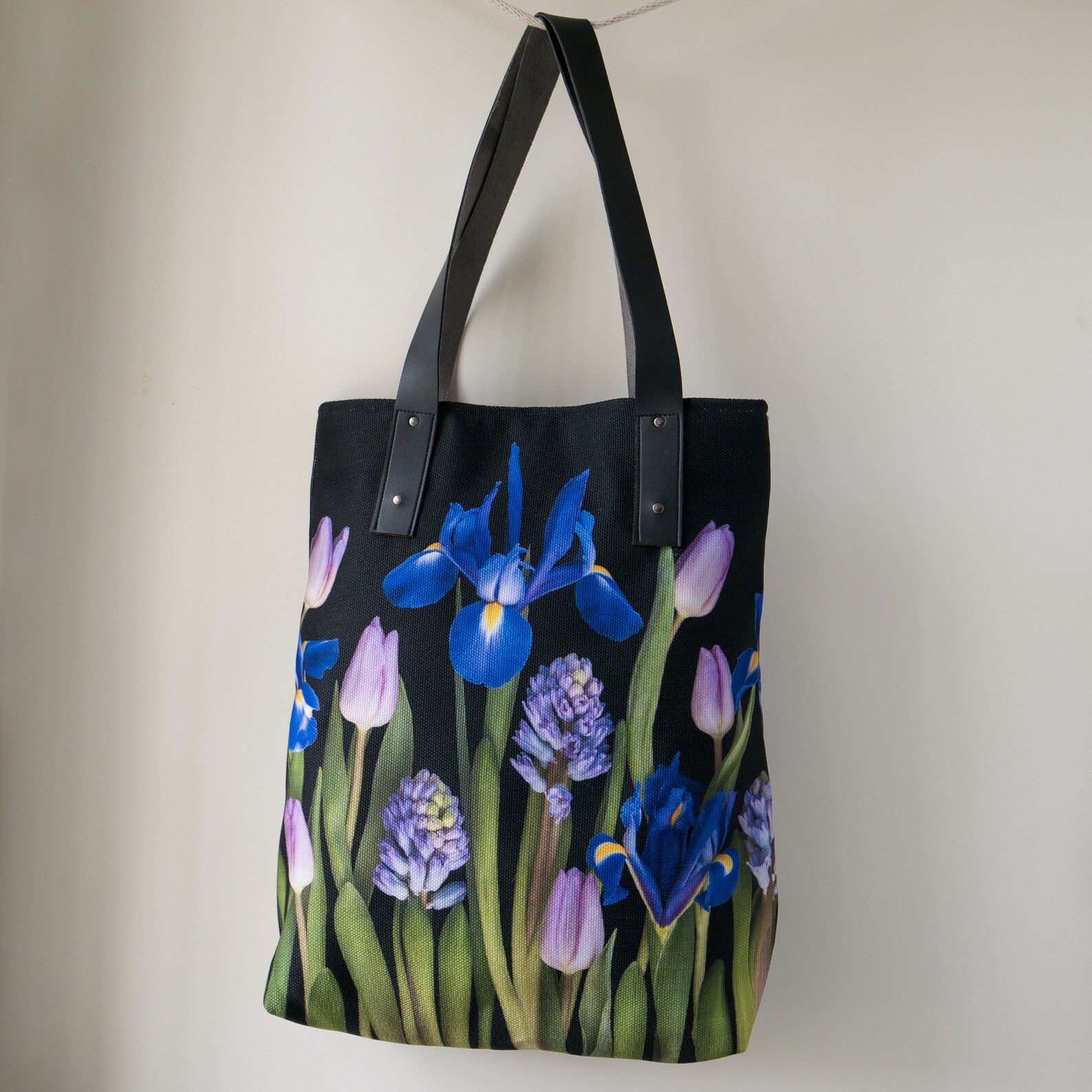 Floral Tote Bag Carry-all Bag Purse Shopper Pink and | Etsy