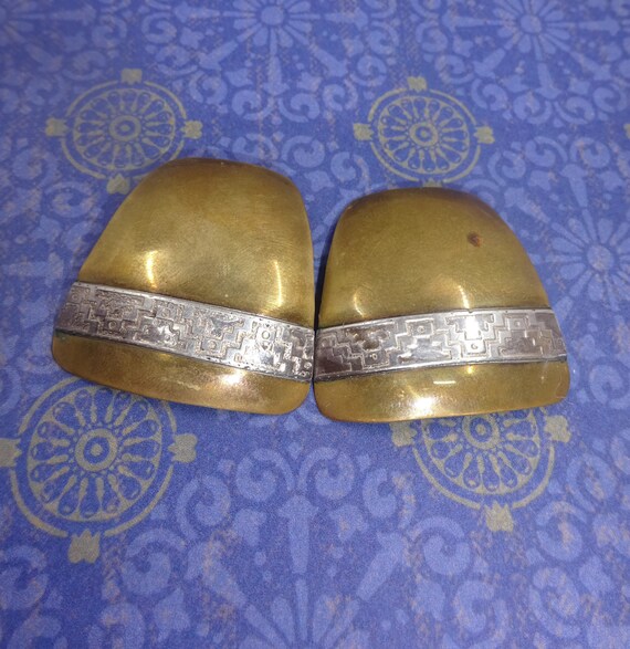 Artisan OOAK Handmade Copper And SterlingPierced … - image 4