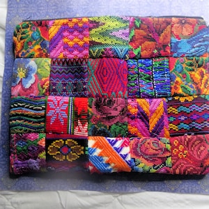 Pochette vintage péruvienne cousue à la main, sac, sac à broder, porte-monnaie artistique, porte-monnaie pour poignet, description, photos