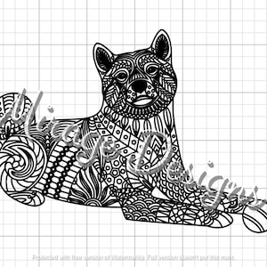 Shiba Inu Mandala Decal