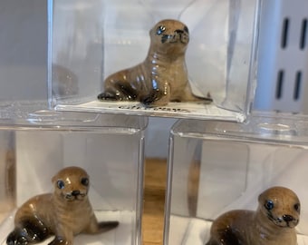 SEA LION PUP Miniature Porcelain Figurine