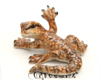 BEARDED DRAGON BEARDIE Miniature Porcelain Figurine