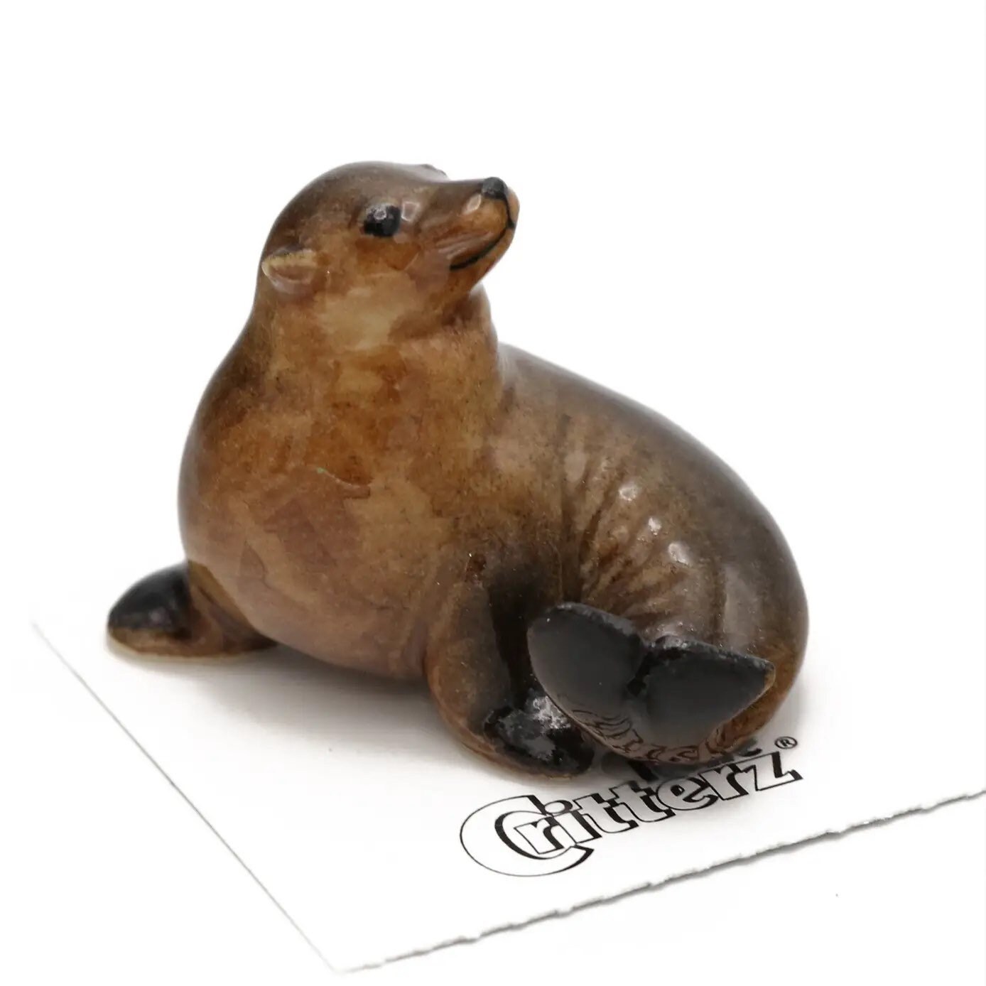 ADULT SEA LION Miniature Porcelain Figurine Etsy