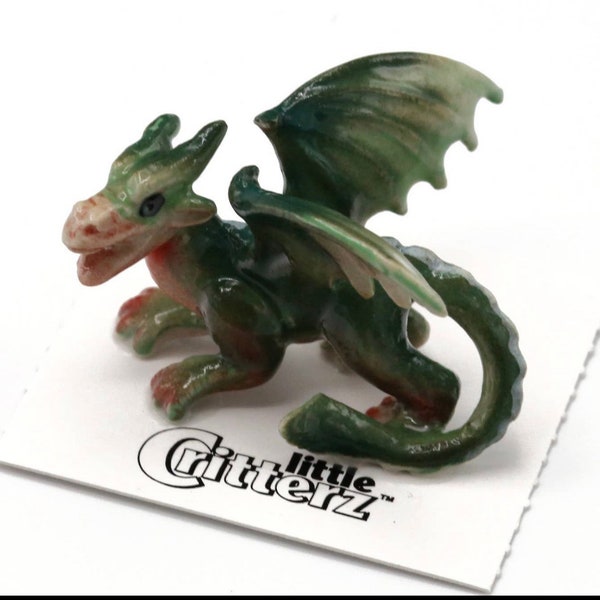 DRAGON Miniature Porcelain Figurine