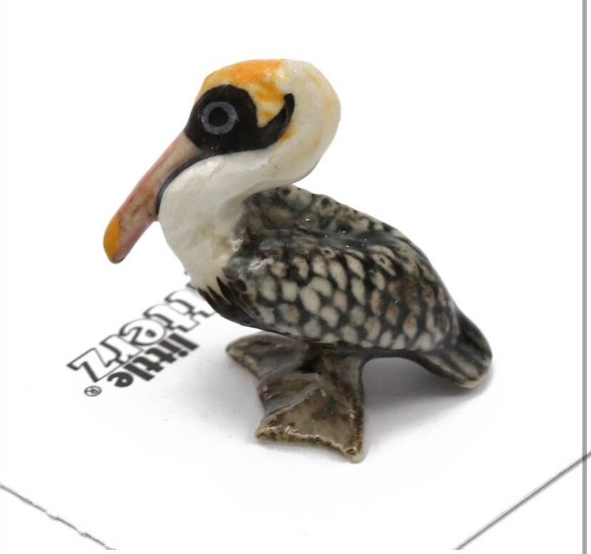 PELI PELICAN Miniature Porcelain Figurine Etsy