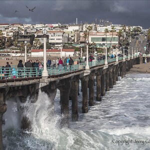 Beach Pier Photography, Beach fine Art, Beach Pier Photography, Manhattan Beach Pier Photography, California Beaches, Pier Beach Waves Art