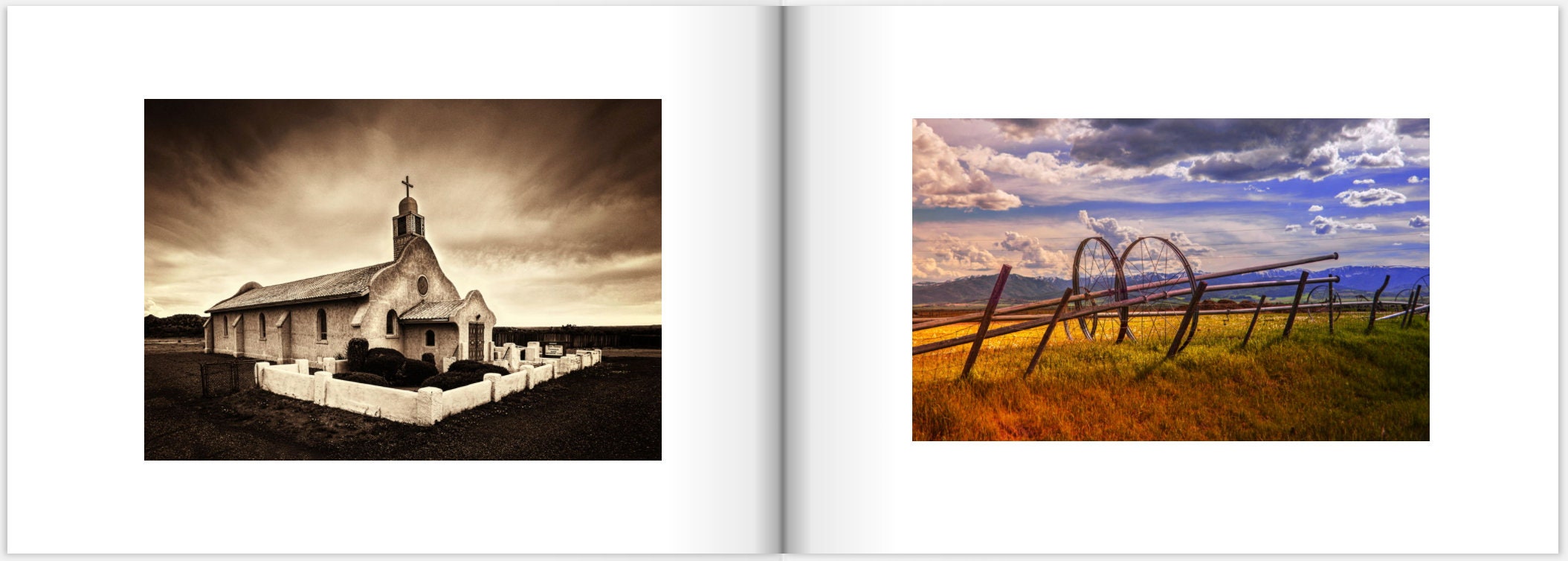 Landscape Photography Coffee Table Book, Original Photography 50 Page