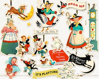 Download Mother Goose Clipart Etsy