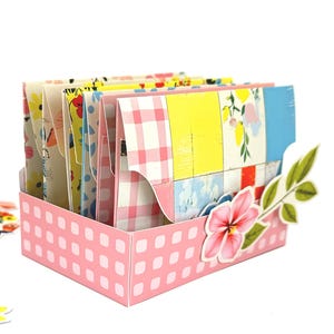 Printable Butterflies and Blooms set with mini floral envelopes and a tray to make plus cards & graphics for crafts, scrapbooks, journals
