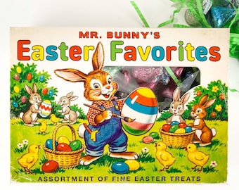 Printable Easter Favorites Box: Bunny Treats, Candy Container (Digital Download)