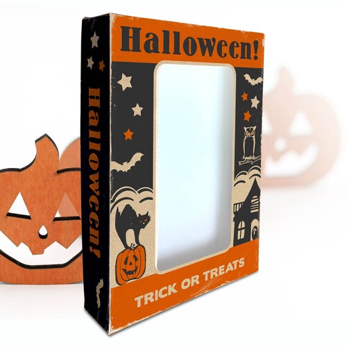 Printable Vintage Halloween Trick or Treats Box / Digital - Etsy
