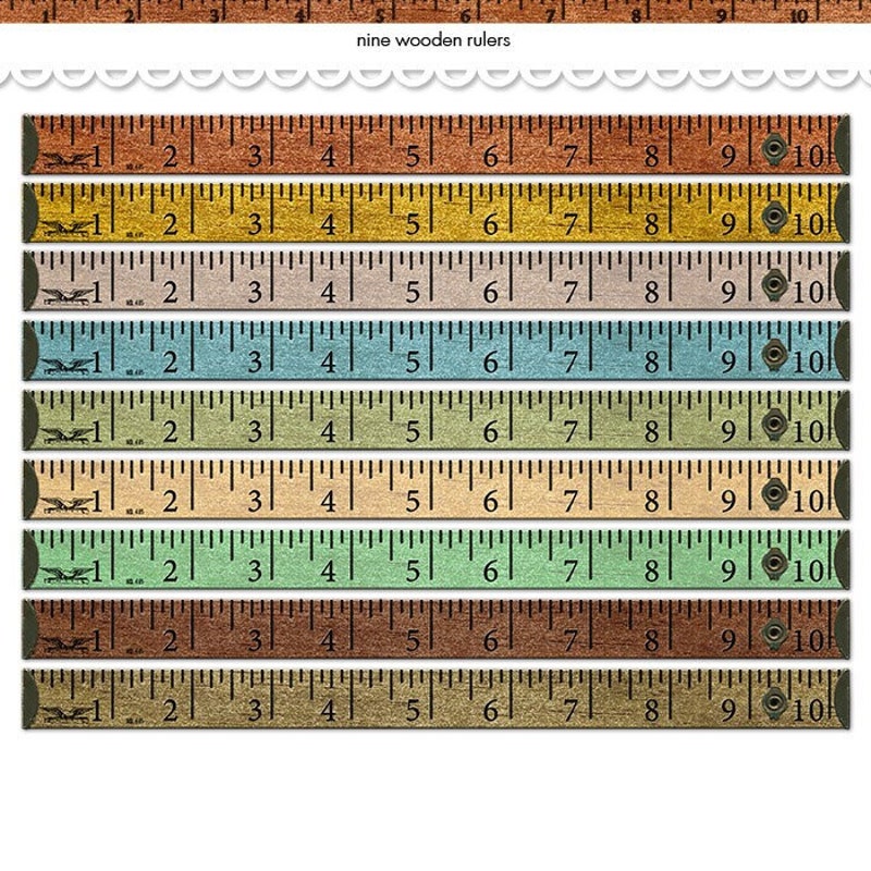Vintage Wooden Ruler - Etsy
