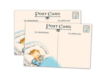 digital baby postcards neutral gender 4 by 6 etsy baby post cards