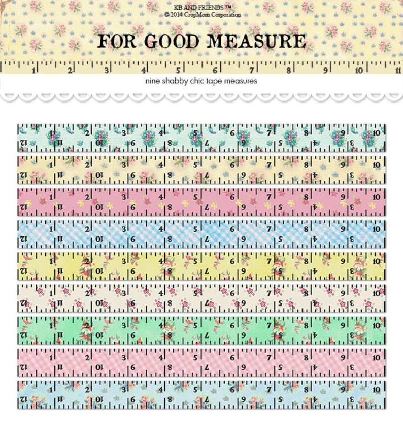 Electronic Shabby Stylish Tape Methods / rulers / traditional floral collage sheet / changed artwork / downloadable / printable graphic relating to Printable Tape Measures named Electronic Shabby Stylish Tape Techniques / rulers / typical floral collage sheet / improved artwork / downloadable / printable