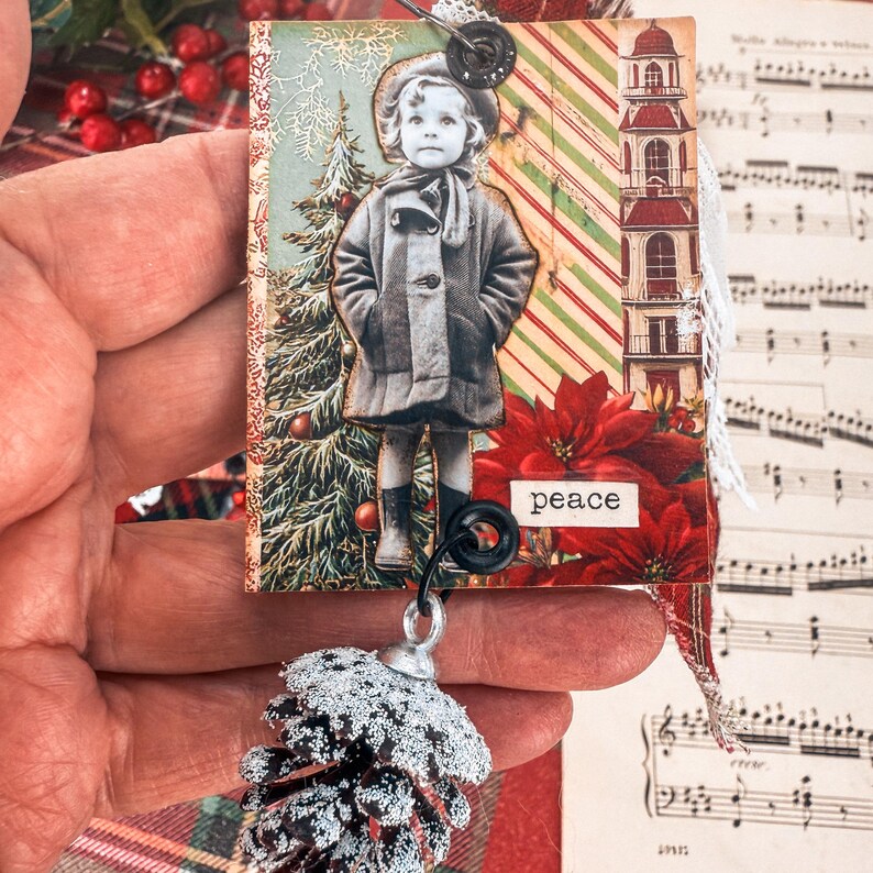 Vintage Santa's Attic Papers: Christmas Printables (Digital Download) image 3
