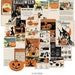 Vintage Halloween digital ephemera / digital scrapbooking / printable pumpkin, witch collage sheets / individual JPEG, PDFs / various sizes 
