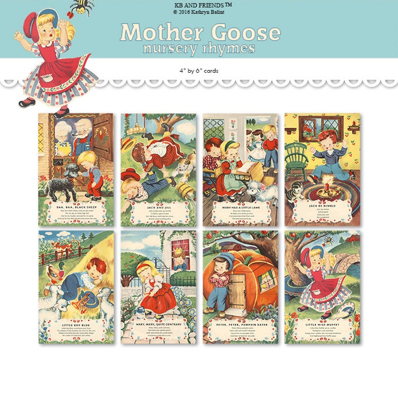 printable-nursery-rhyme-cards-printable-pdf-digital-collage-etsy