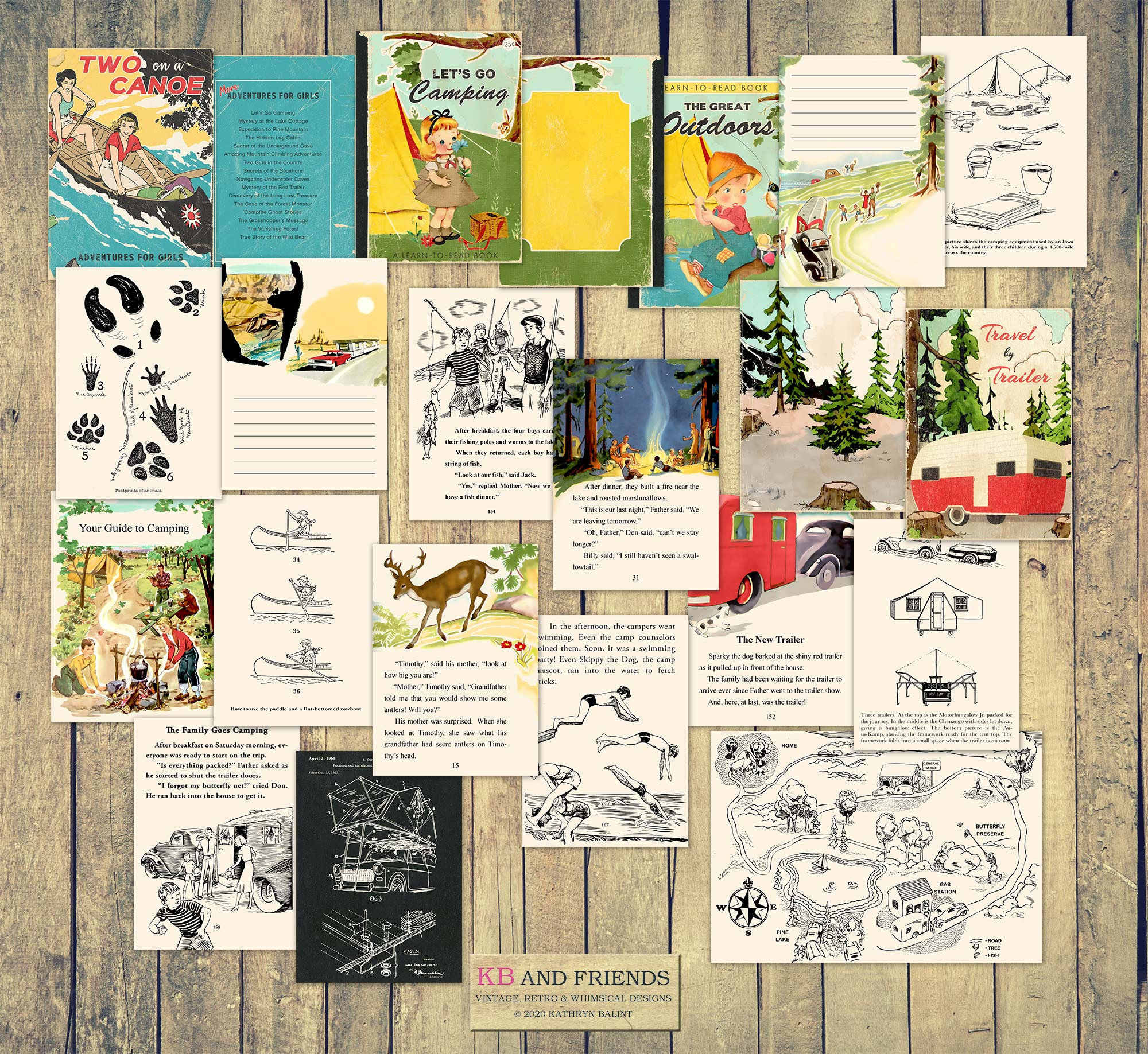 Vintage Camping Ephemera