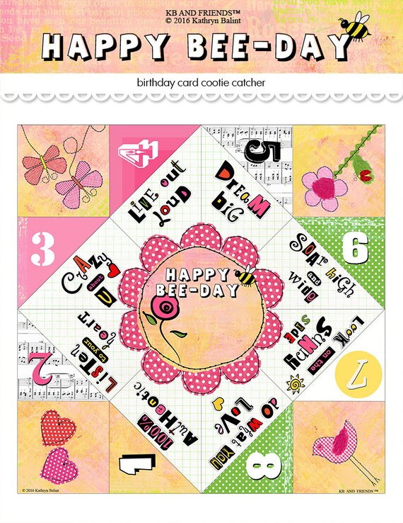 Cootie Catcher | Pop Up Greeting Card Cootie Catcher | Pop Up Greeting Card