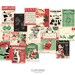 Digital retro Christmas & Santa Ephemera Cards / 16 printable 3' by 4' cards, gift tags / collage sheets, individual JPEGs, printable PDF 