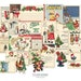 Vintage Christmas digital ephemera / collage sheets, individual files, printable PDF / gift tags, scrapbook embellishments / various sizes 