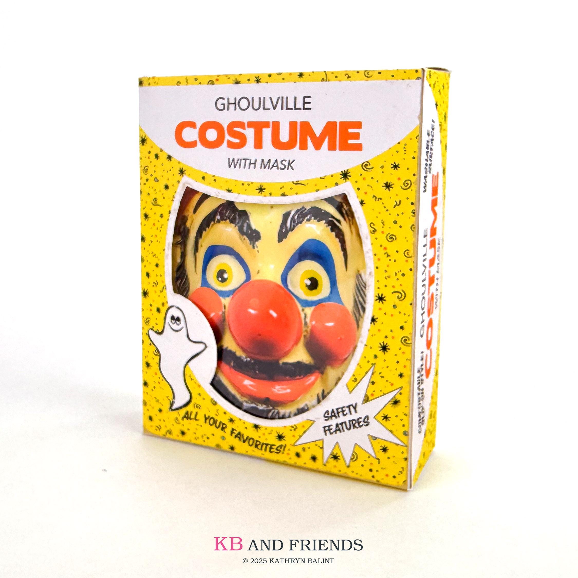Printable Creepy Costume Boxes: 3 Vintage Style Halloween Treat Boxes ...