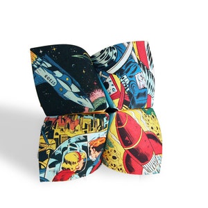 Digital outer space birthday cootie catcher / birthday card /sci-fi spaceship comic / DIY toy / downloadable / printable / DIY greeting card