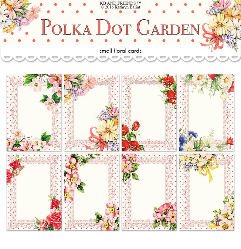 Printable ATC cards / ATC ACEO digital collage sheet / eight Etsy