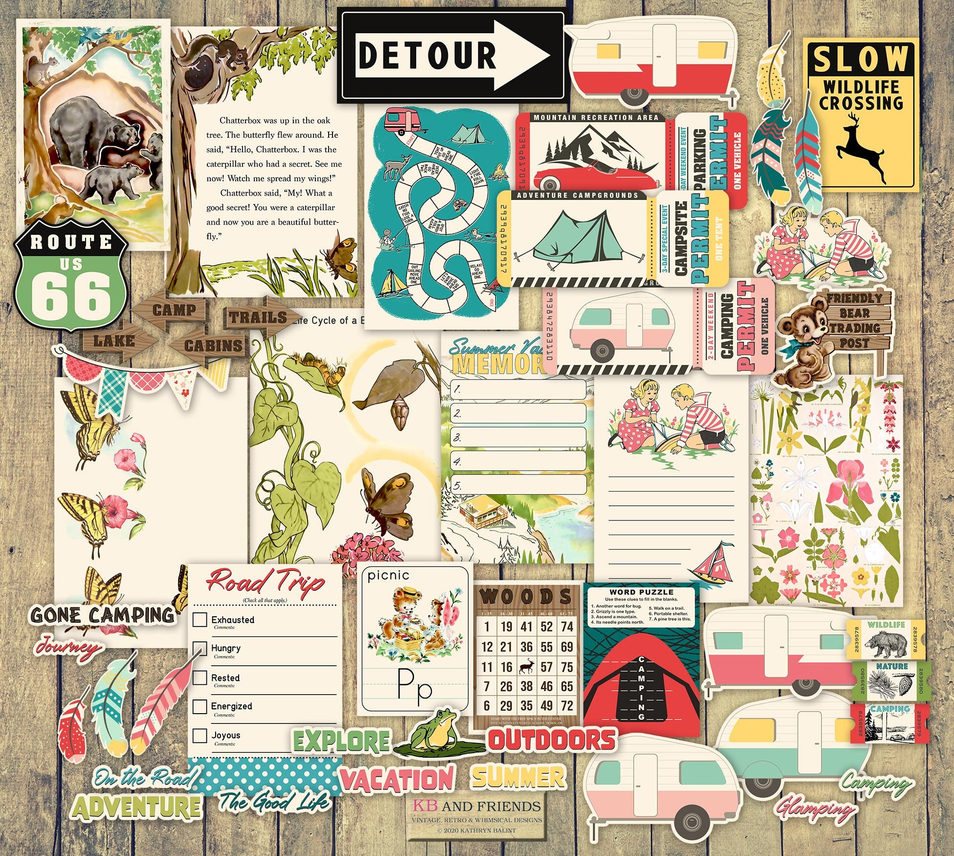 Vintage Camping Ephemera