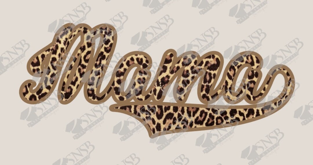 Mama Cheetah PNG SVG - Etsy