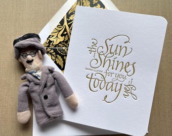All Occasion Calligraphic Card with Jame Joyce Quote