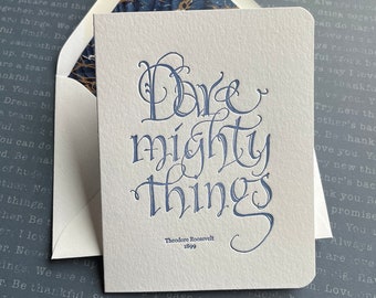 Life Event / Graduation Letterpressed Calligraphic Greeting