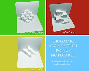 Tarjetas emergentes de arquitectura origámica