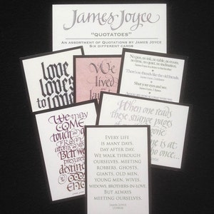 James Joyce Quotatoes Trading Cards, Series 2 image 8