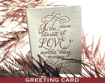 Saludo Caligráfico para Eventos de Amor (Nacimientos, Bodas, Aniversarios,...)